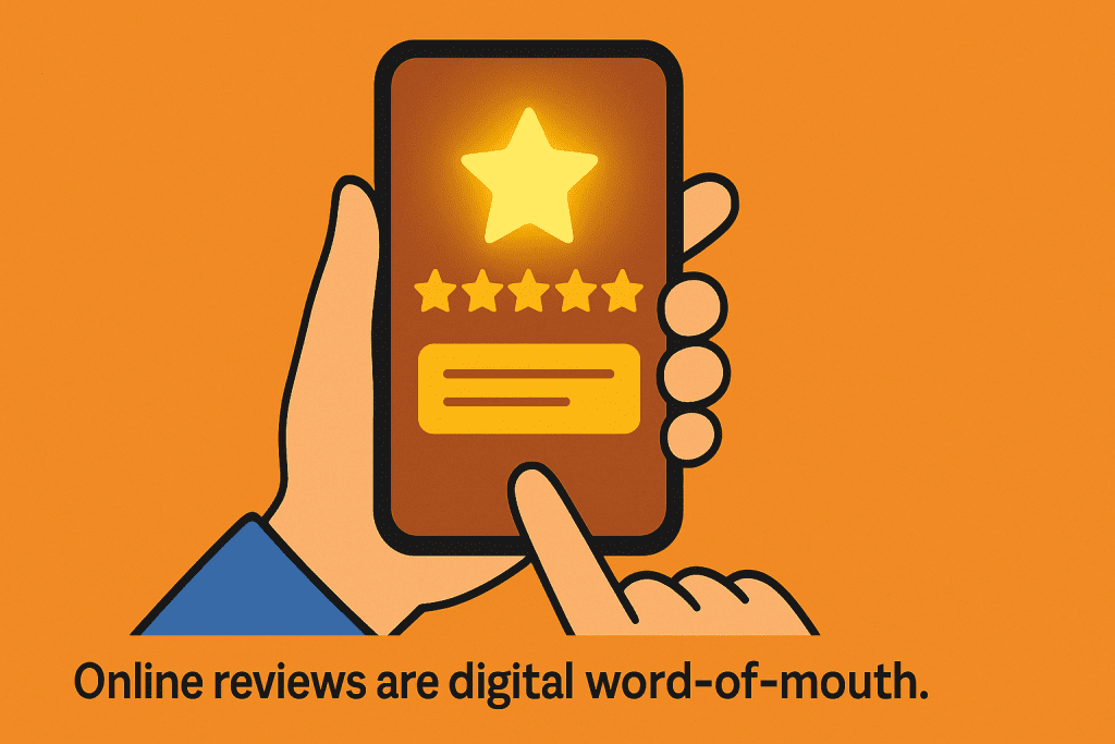 Online reviews help improve your google ranking